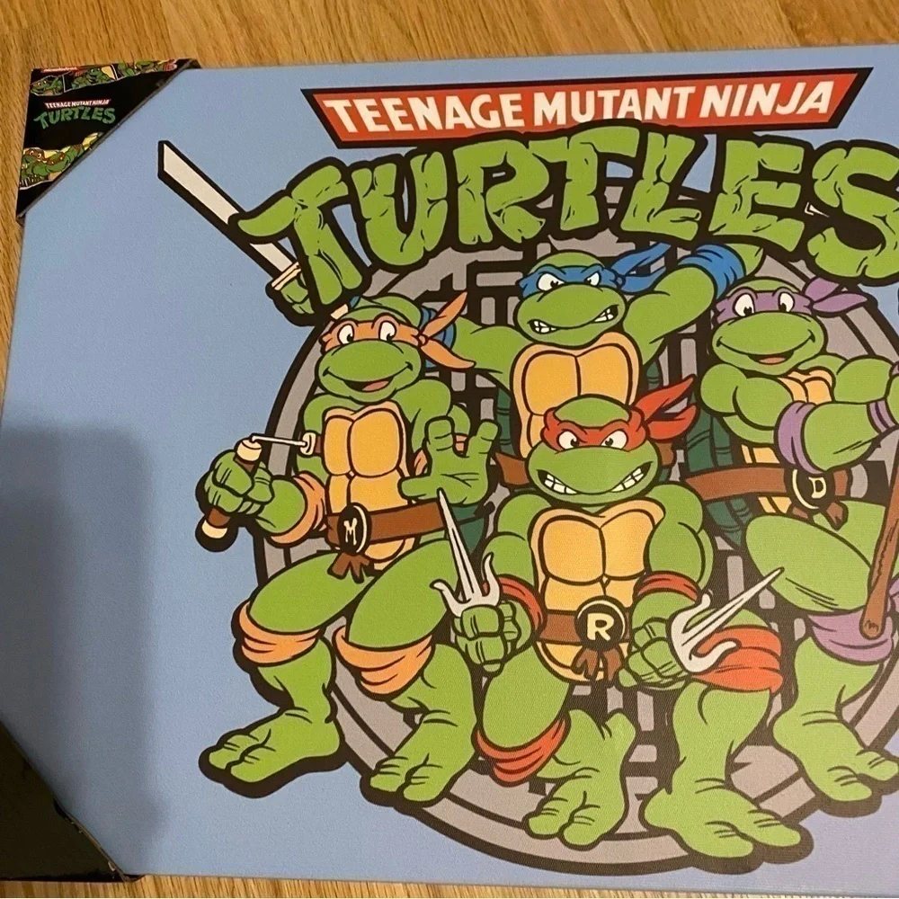 Teenage Mutant Ninja Turtles Wall Canvas Hanging Picture Decor NEW